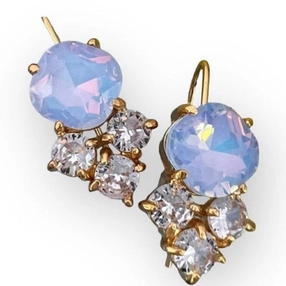 Bohemian blue detail earrings A92